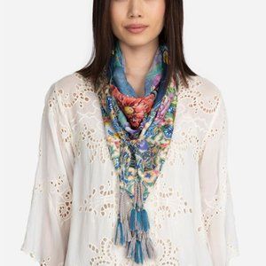 Johnny Was Accessories Johnny Was Sunrise Silk Scarf Poshmark